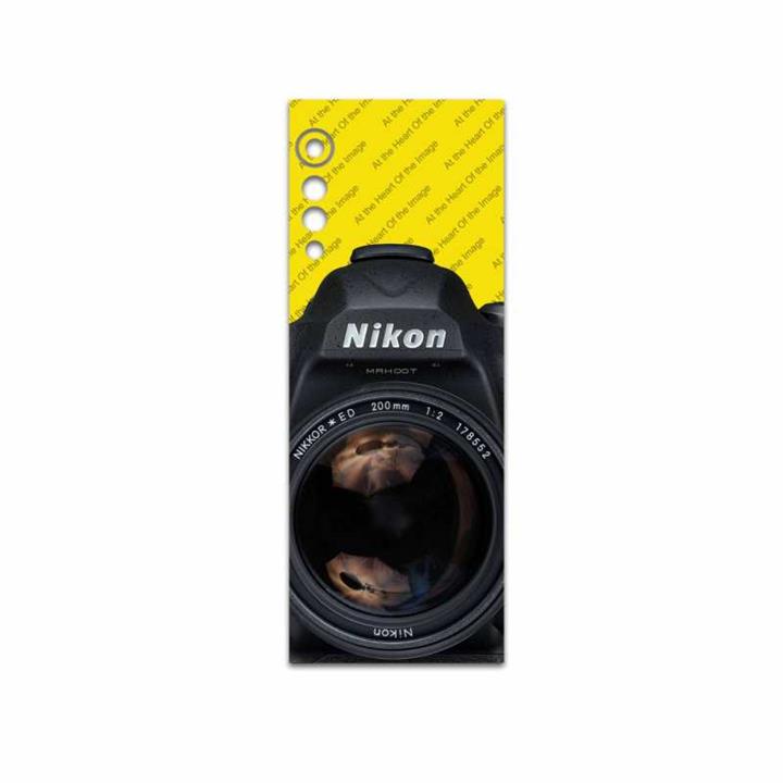 برچسب پوششی ماهوت مدل Nikon-Logo مناسب برای گوشی موبایل ال جی Velvet 5G MAHOOT Nikon-Logo Cover Sticker for LG Velvet 5G